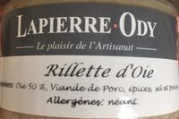 Rillette d'oie