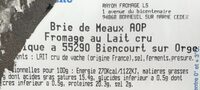 Brie de Meaux AOP