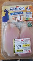 Filets de poulet nourri aux grains de blé