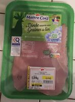 Escalopes de dinde nourrie aux graines de lin