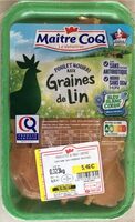 Poulet nourri aux graines de lin