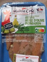 Aiguillettes de poulet (recette huile d'olive romarin)
