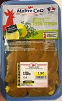 Aiguillettes poulet thym citron