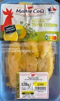 Aiguillettes de Poulet recette thym citron