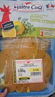 Aiguillettes de poulet thym citron