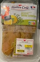 Aiguillettes de poulet Recette Thym Citron