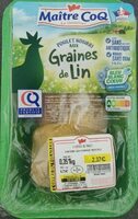 Poulet nourri aux graines de lin