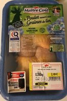 Cuisses de poulet nourri aux graines de lin