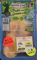 Le poulet nourri aux graines de lin