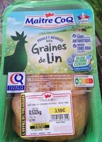 Cuisses de poulet nourri aux graines de lin