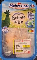 Cuisses de poulet nourri aux graines de lin
