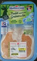 Poulet nourri aux graines de lin