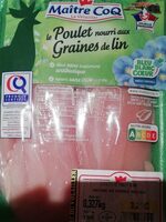 Filet de poulet blanc nourri aux graines de lin
