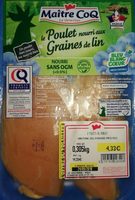 Poulet nourri aux graines de lin