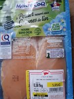 2 filets de poulet nourri aux graines de lin