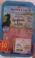 Poulet nourri aux graines de lin