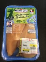 Le Poulet nourri Graines de lin