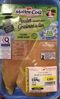 Poulet nourri aux graines de lin