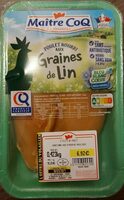Filets de poulet aux graines de lin.