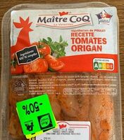 Aiguillettes de poulet tomates origan