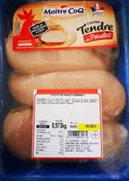 Filets de poulet marines