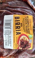Season beef chuck roast for Brea