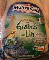 Chapon  nourri aux graines de lin