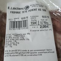 Fromage de tête piment