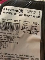 Fromage de tete
