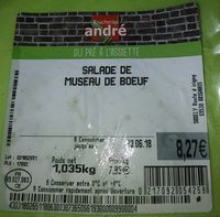Salade de museau de boeuf