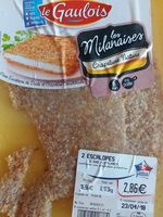 Les milanaises escalopes de dinde marinées à la milanaise