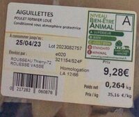 Aiguillettes de poulet fermier