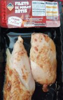 Filets de poulets rotis
