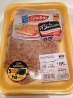 Escalope de dinde mariné milanaise tomate oignon