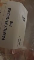 Family Rhubarb Pie