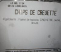 Chips de crevettes