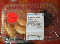 Mini donut's natures sucre/choc decongeles