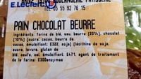 Pain Chocolat Beurre