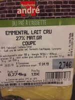 Emmental lait cru