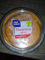 Hummus spicy with red pepper