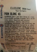Pain blanc