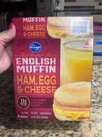 English Muffin Ham, Egg & Cheese