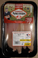 Aiguillettes de poulet fermer blanc