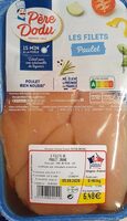 3 filets de poulet jaune