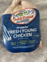 Fresh young chicken
