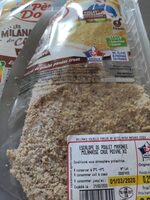 Escalope de poulet Milanaise au poivre