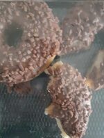Choc iced donuts