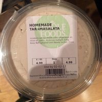 Homemade taramasalata