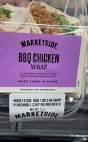 BBQ chicken wrap