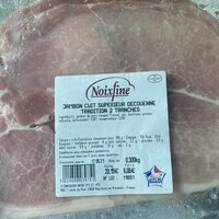 Jambon cuit supérieur decouenne tradition 2 tranche